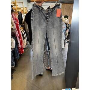 NEW BLUE REVIVAL women's maya mid rise bootcut jeans in blue